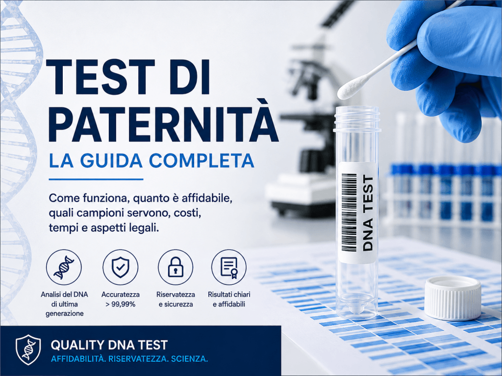 Analisi del DNA per il test di paternità
